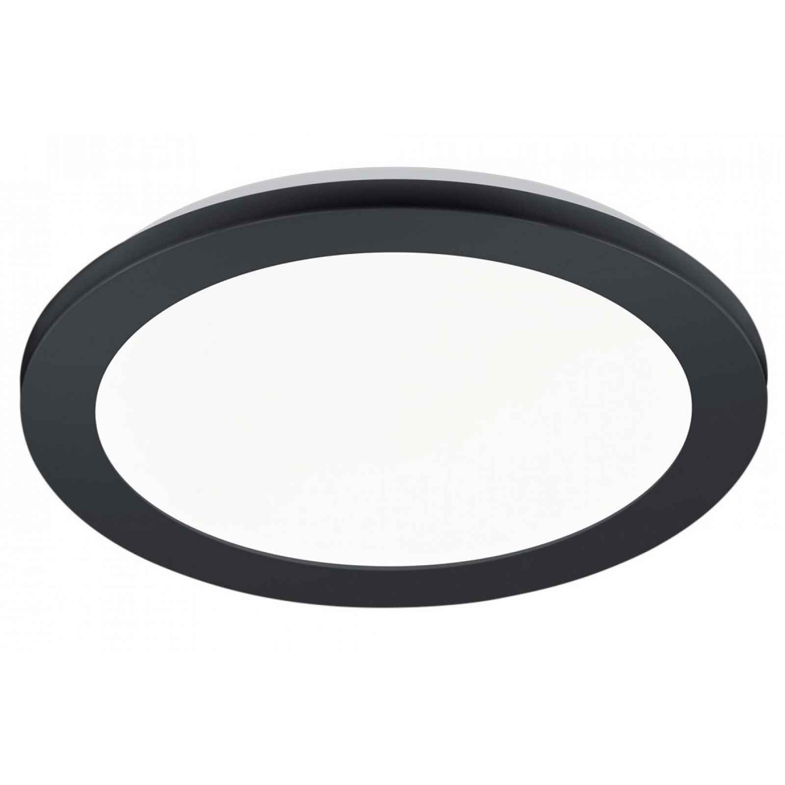 Stropní LED osvětlení Camillus 26 cm, kulaté, černé