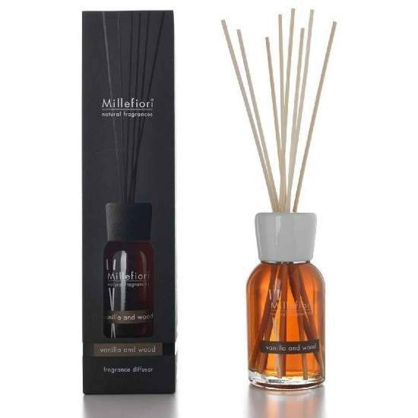 Millefiori difuzér NATURAL Vanilla & Wood 250ml