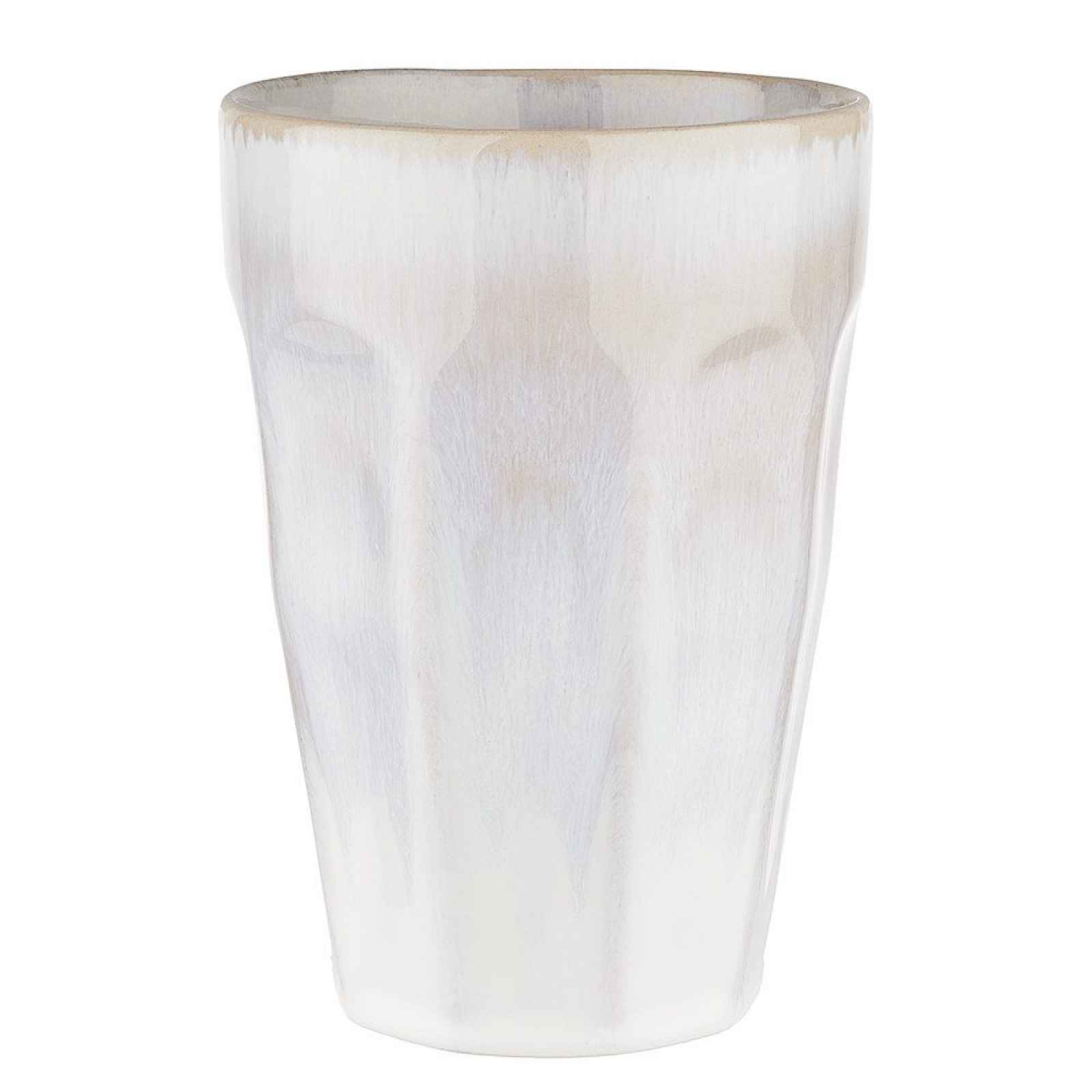 Butlers BERGAMO Hrnek Latte macchiato 330 ml - bílá