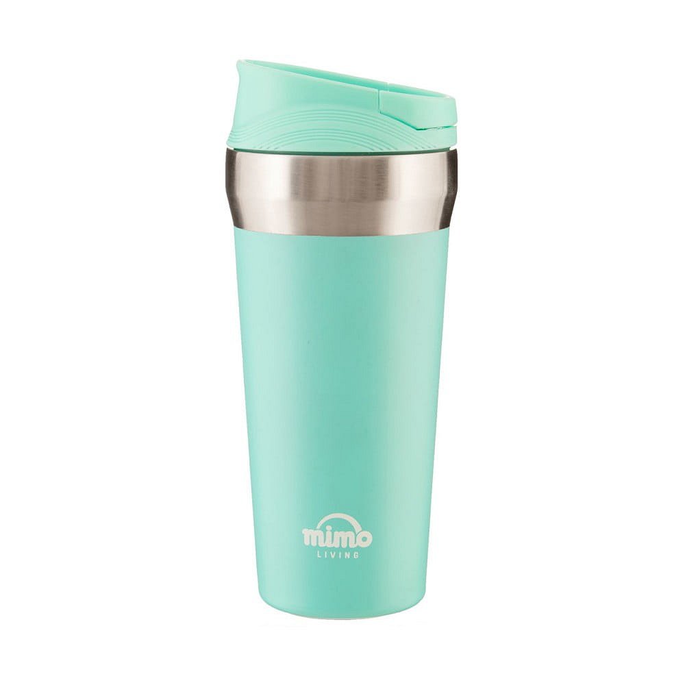 Tyrkysový nerezový cestovní termohrnek Premier Housewares Mimo, 380 ml