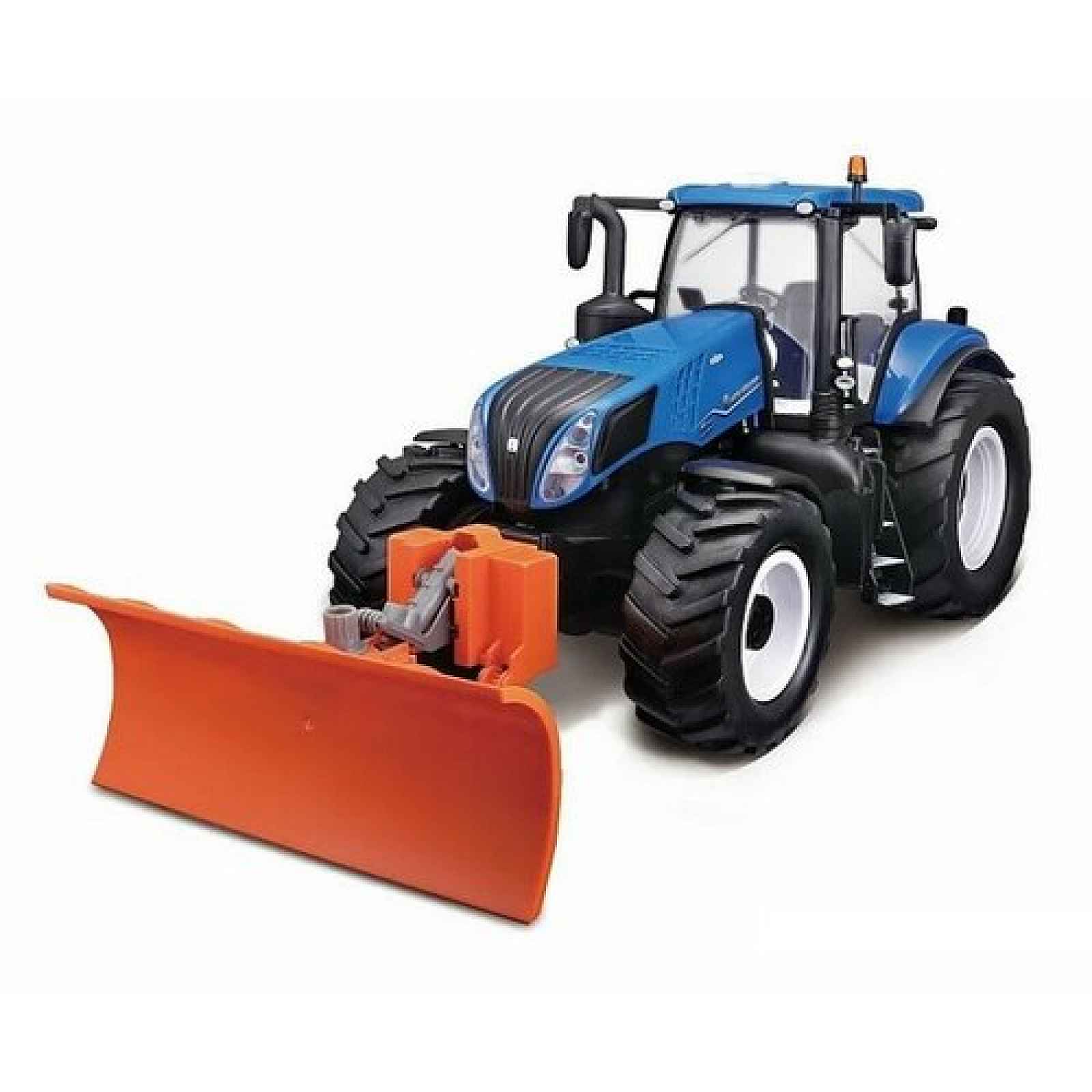 Maisto Tech RC, New Holland tractor s radlicí, 2,4 Ghz, modrá