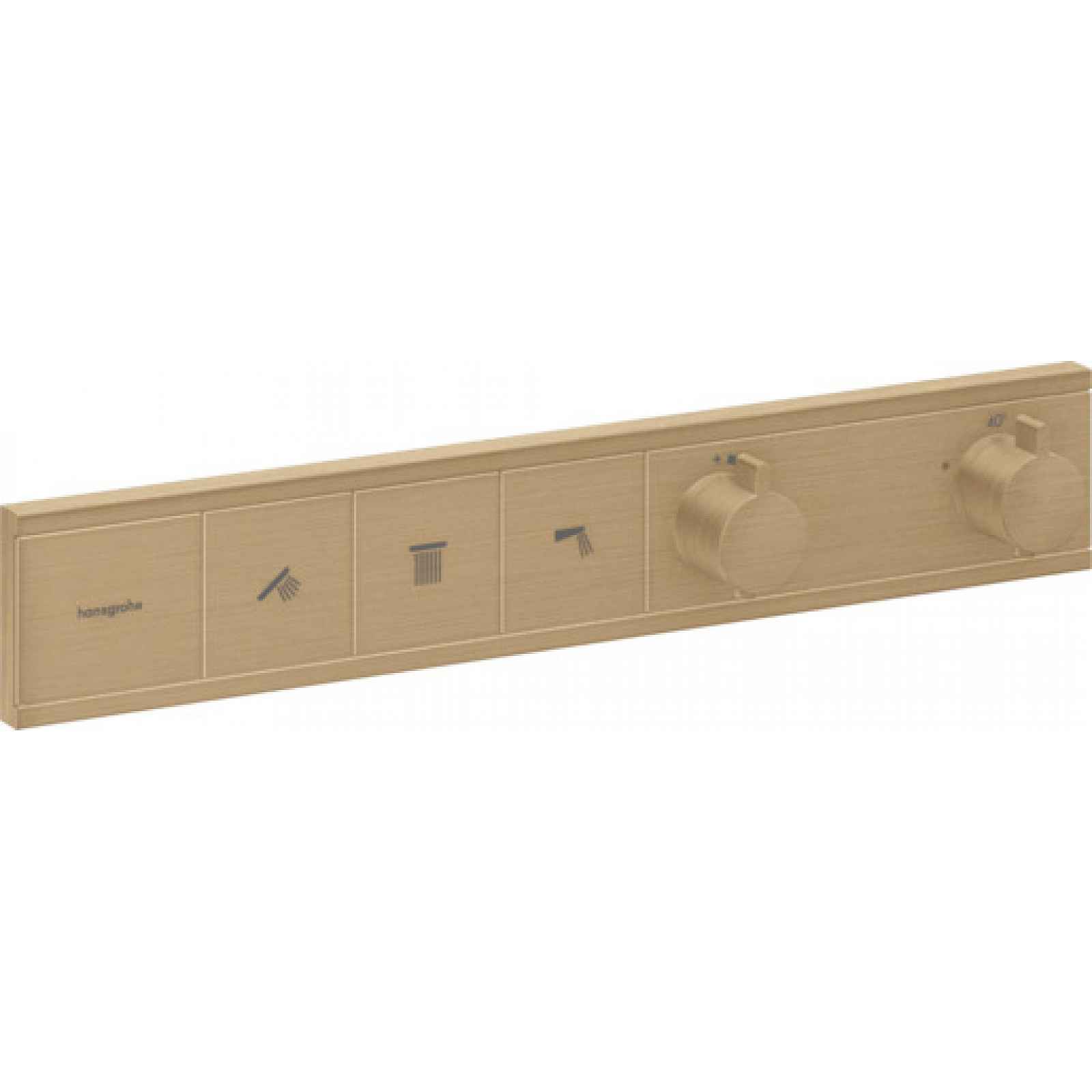 Vanová baterie Hansgrohe RainSelect bez podomítkového tělesa kartáčovaný bronz 15381140