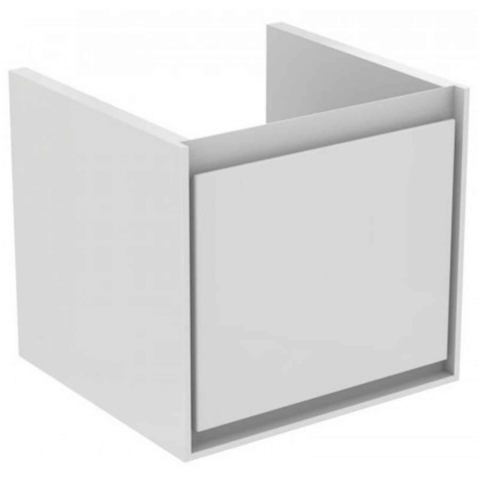 Koupelnová skříňka pod umyvadlo Ideal Standard Connect Air 43x40,2x40 cm bílá lesk/světle šedá mat E0842KN