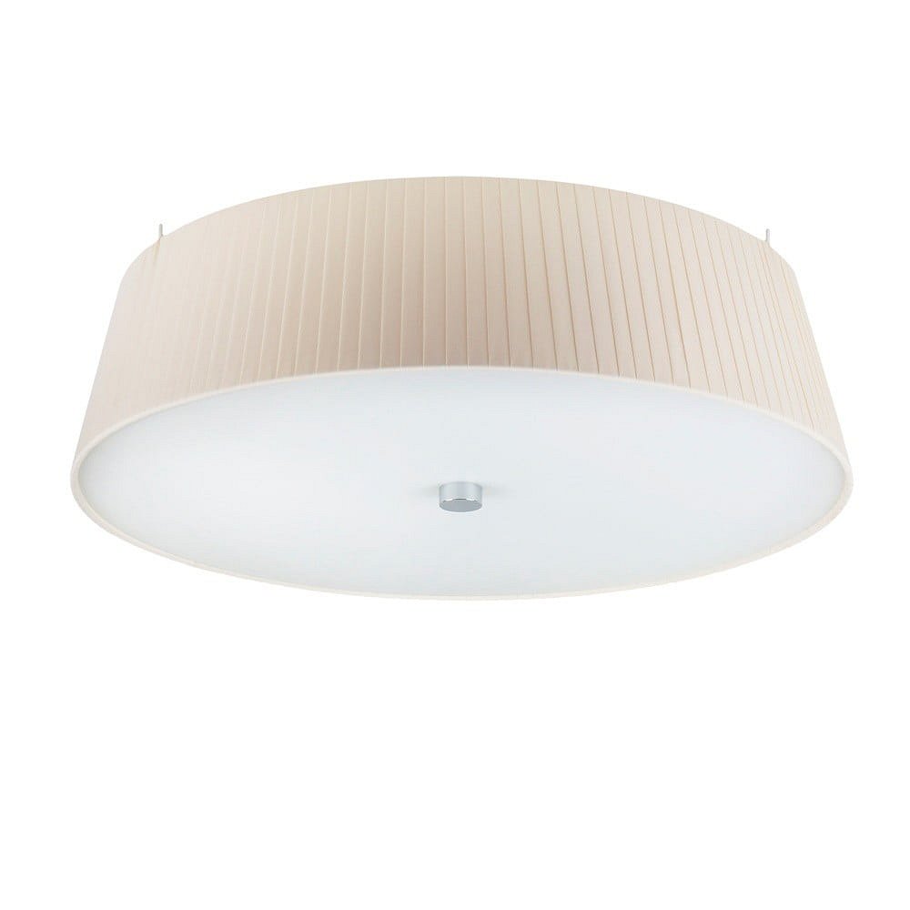 Krémové stropní svítidlo Sotto Luce KAMI, ⌀ 45 cm