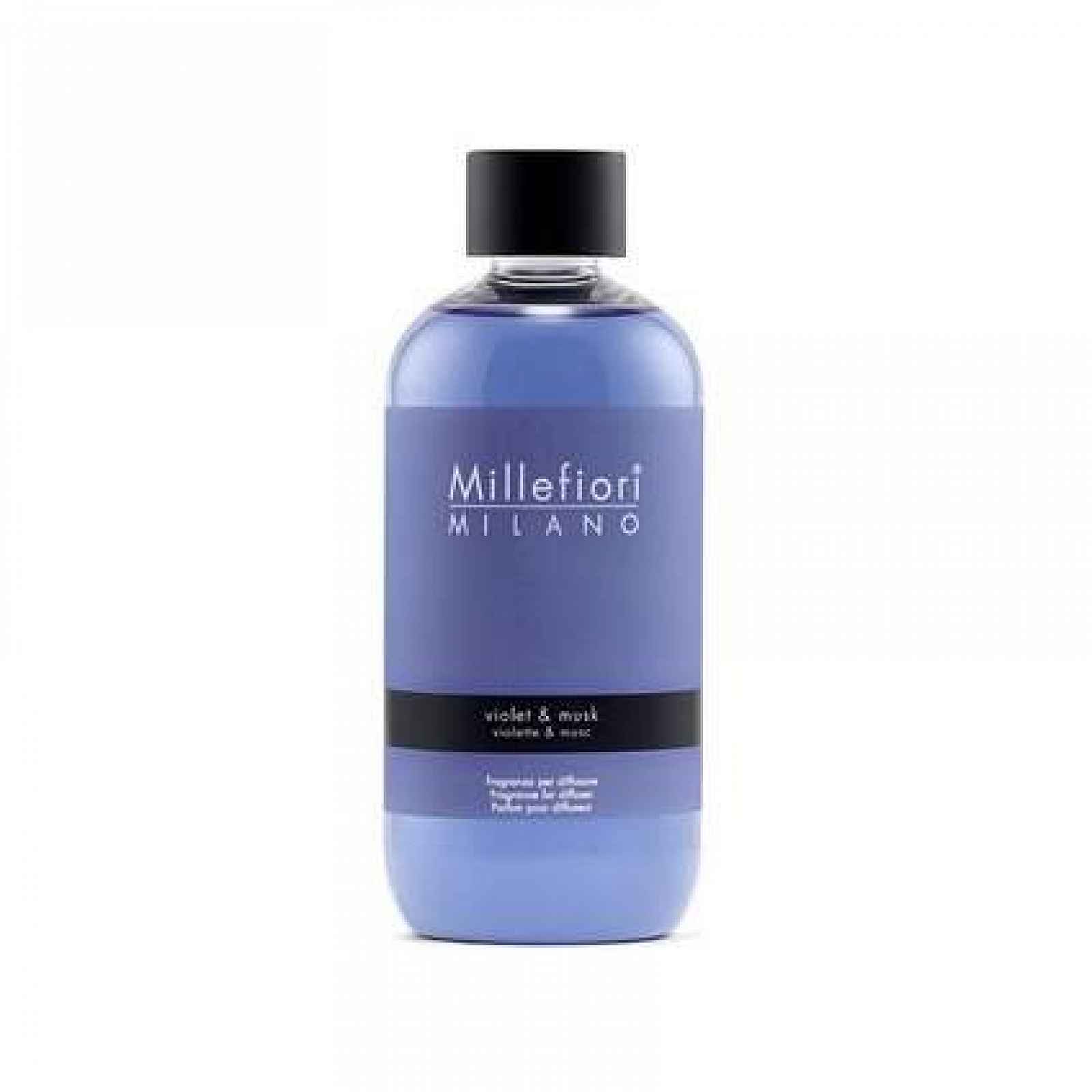 Millefiori Difuzér NATURAL náplň Violet & Musk 250ml