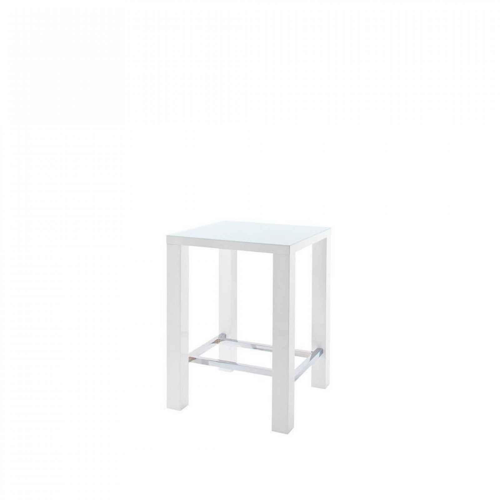 Venda BAROVÝ STŮL, bílá, 80/80/108 cm - Barové stoly - 000196065001