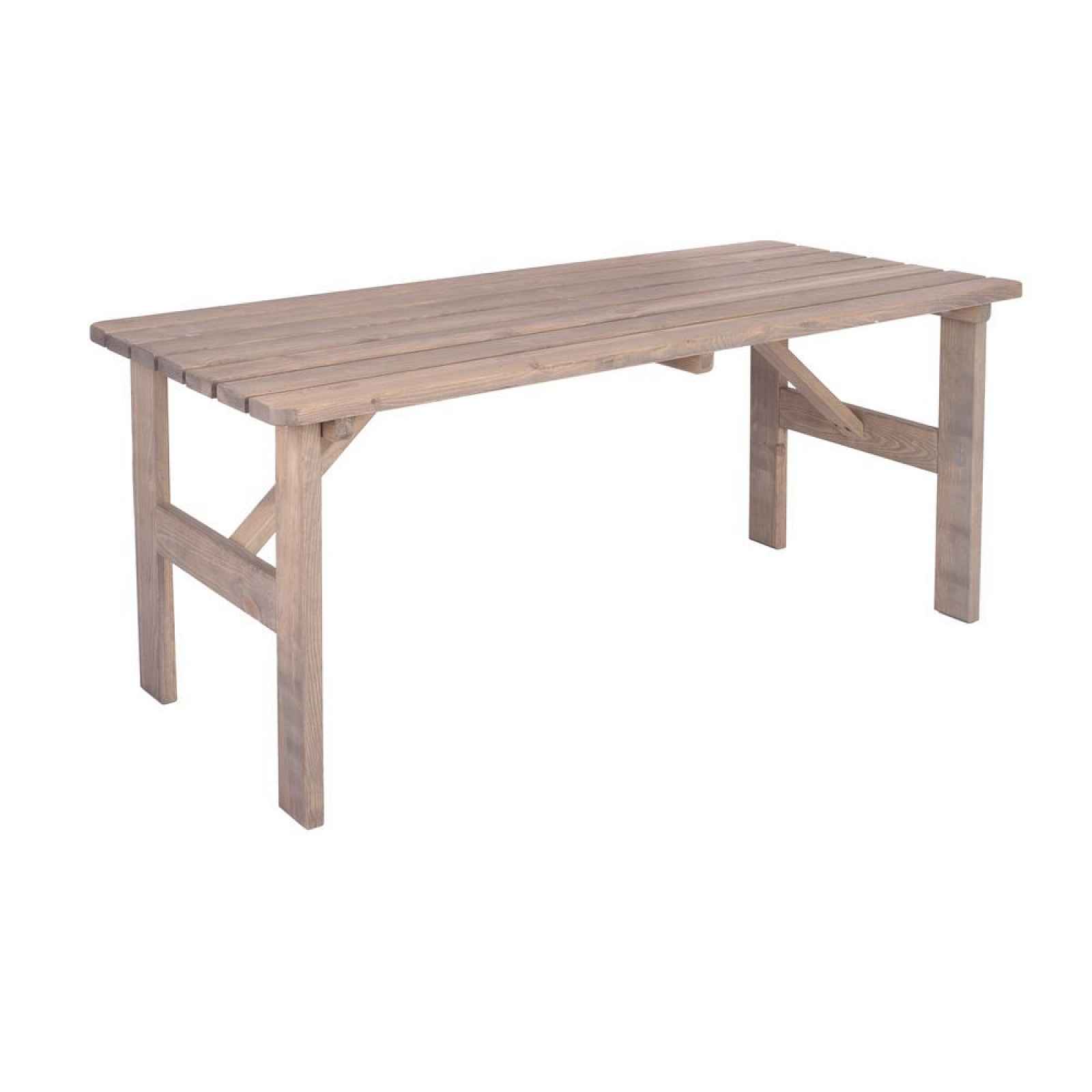 Rojaplast VIKING Zahradní masivní dřevěný stůl - 150 cm