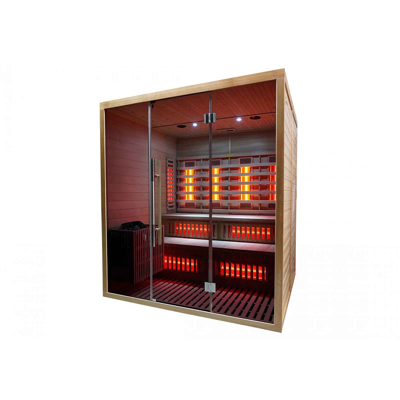 Marimex | Kombinovaná sauna Marimex UNITE XXL s Wi-Fi (FSC) + saunová kamna | 11100117