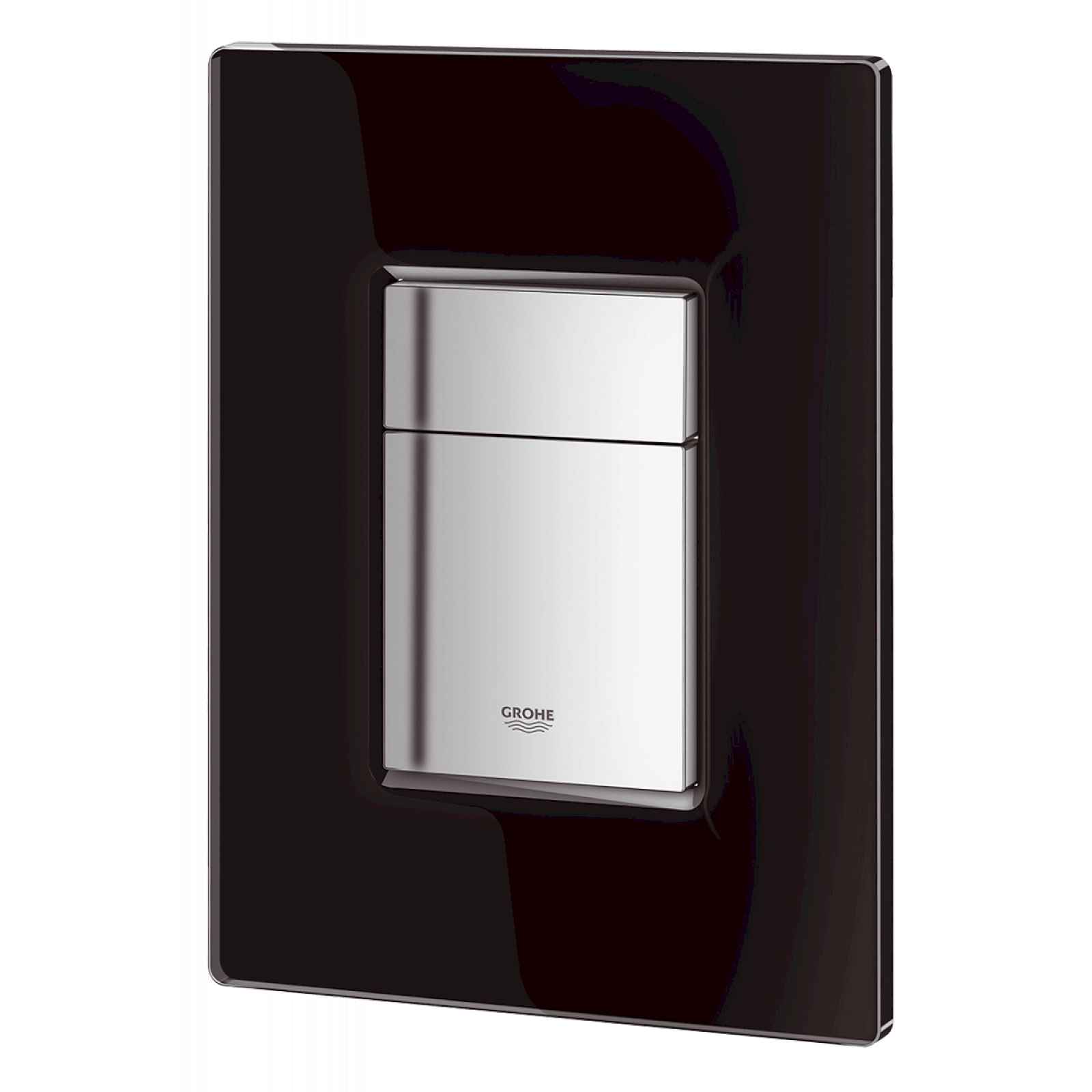 Ovládací tlačítko Grohe Skate Cosmopolitan sklo velvet black 38845KS0