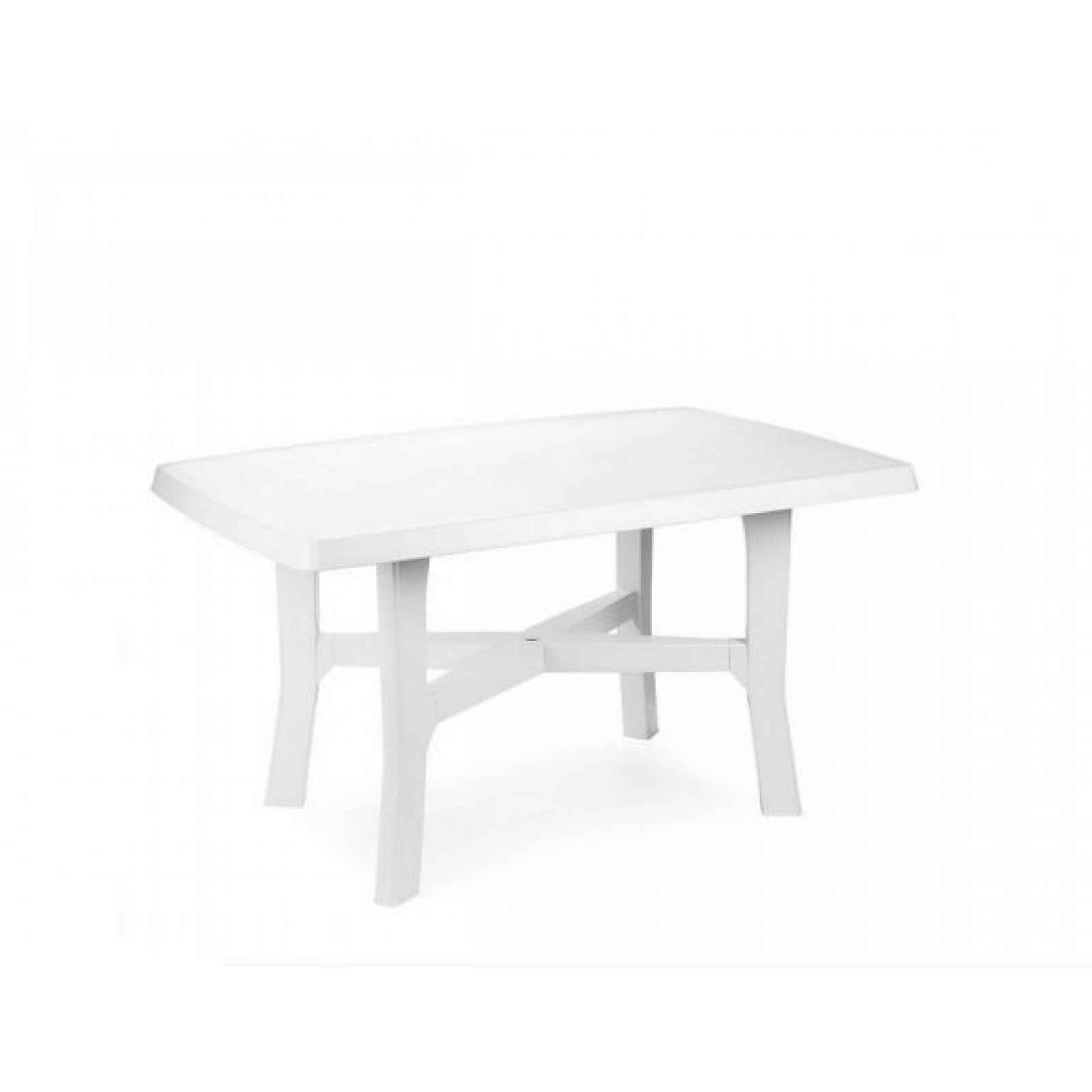 Plastový zahradní stůl Rodano bílý