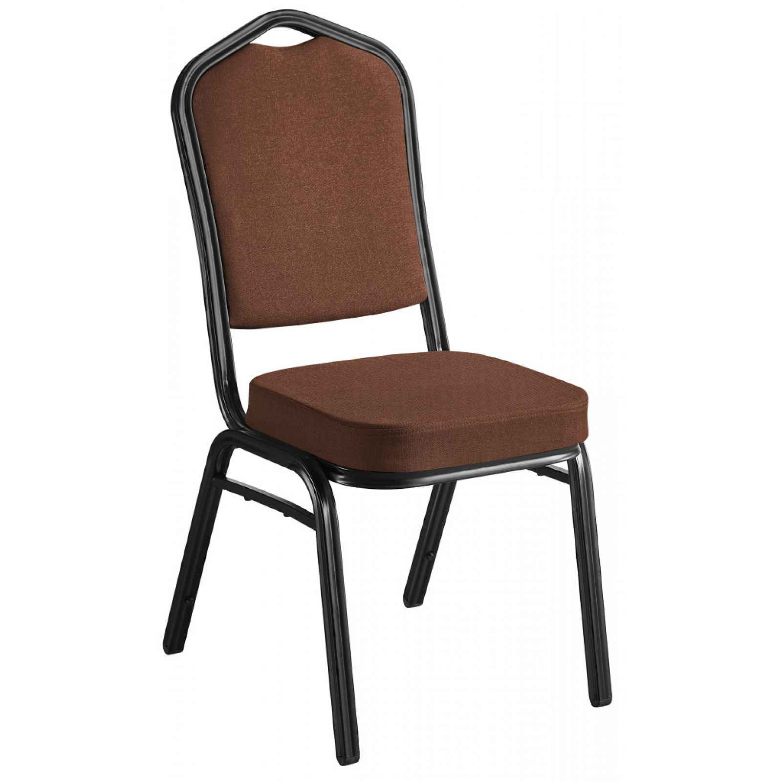 Jídelní židle Jazz, hnědá látka