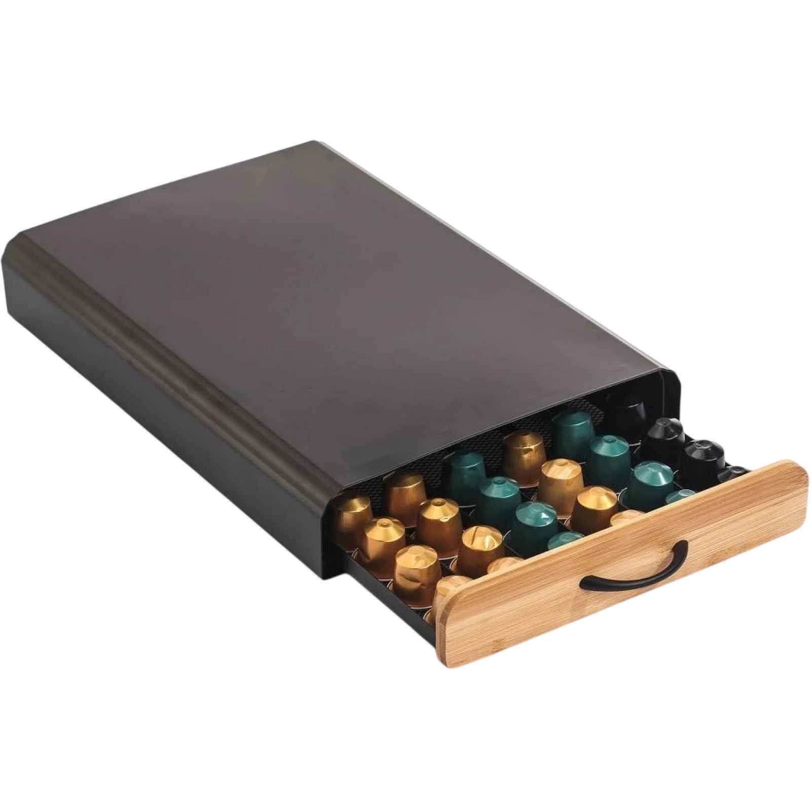 MSV Zásobník na kapsle Nespresso Elie 26,5 x 39 x 6 cm, černá