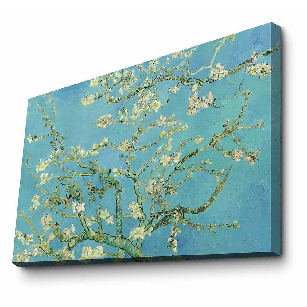 Nástěnná reprodukce na plátně Vincent Van Gogh Almond Blossom, 100 x 70 cm