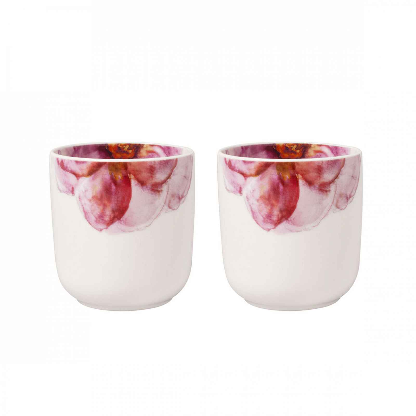 Villeroy & Boch Sada dvou hrnků bez ouška Rose Garden, 0,29 l 10-4287-8403