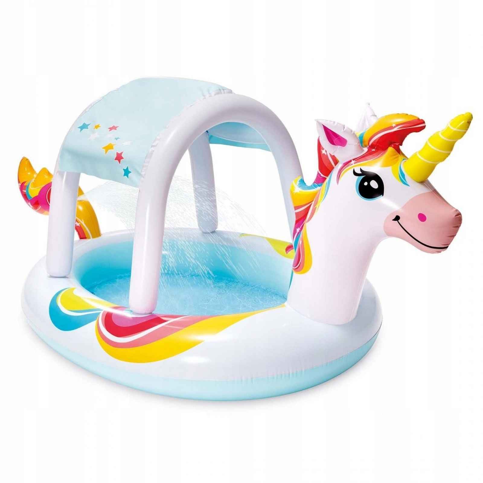 Brouzdaliště se stříškou Jednorožec 254 x 132 cm Intex 58435 Intex