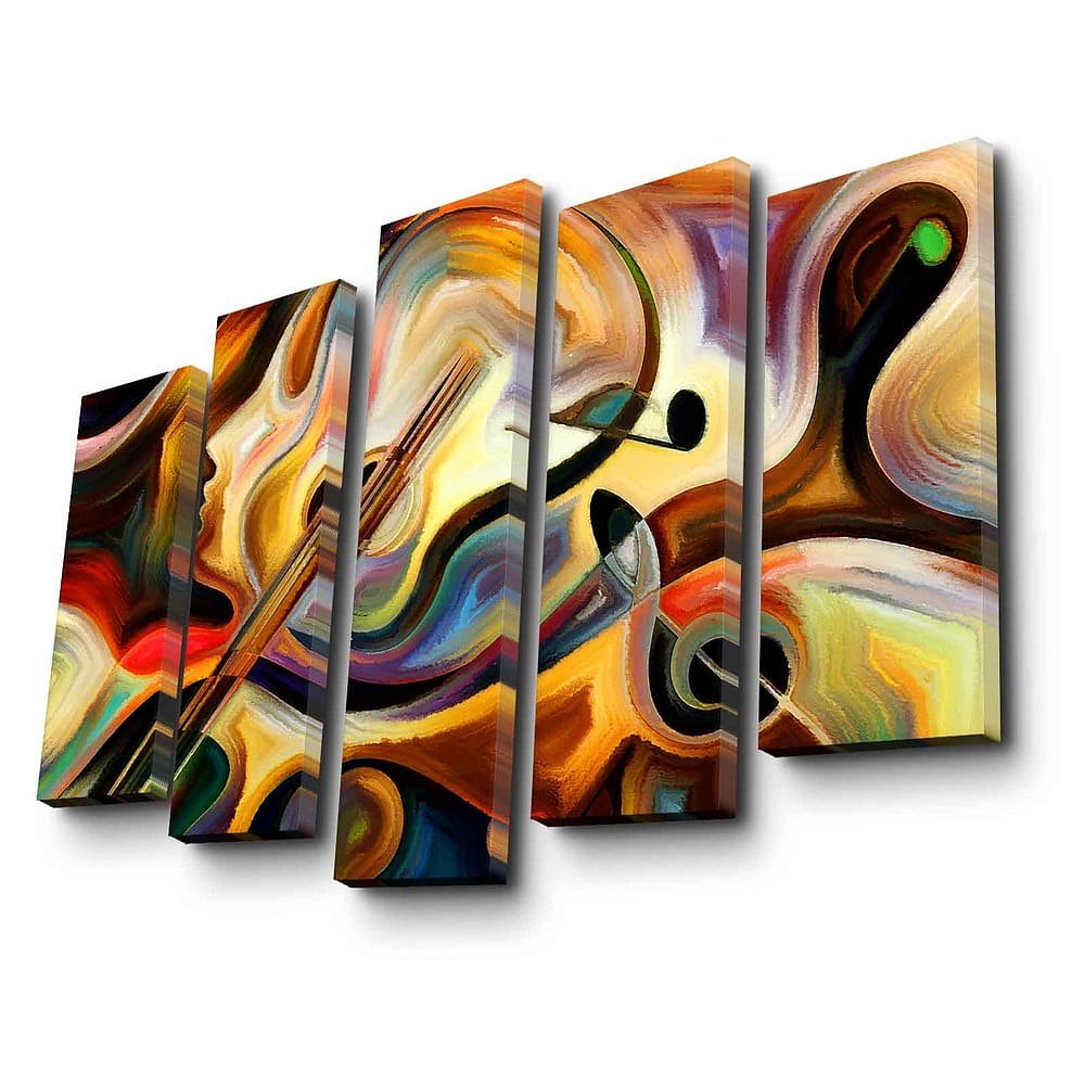 Vícedílný obraz Abstract Music, 105 x 70 cm