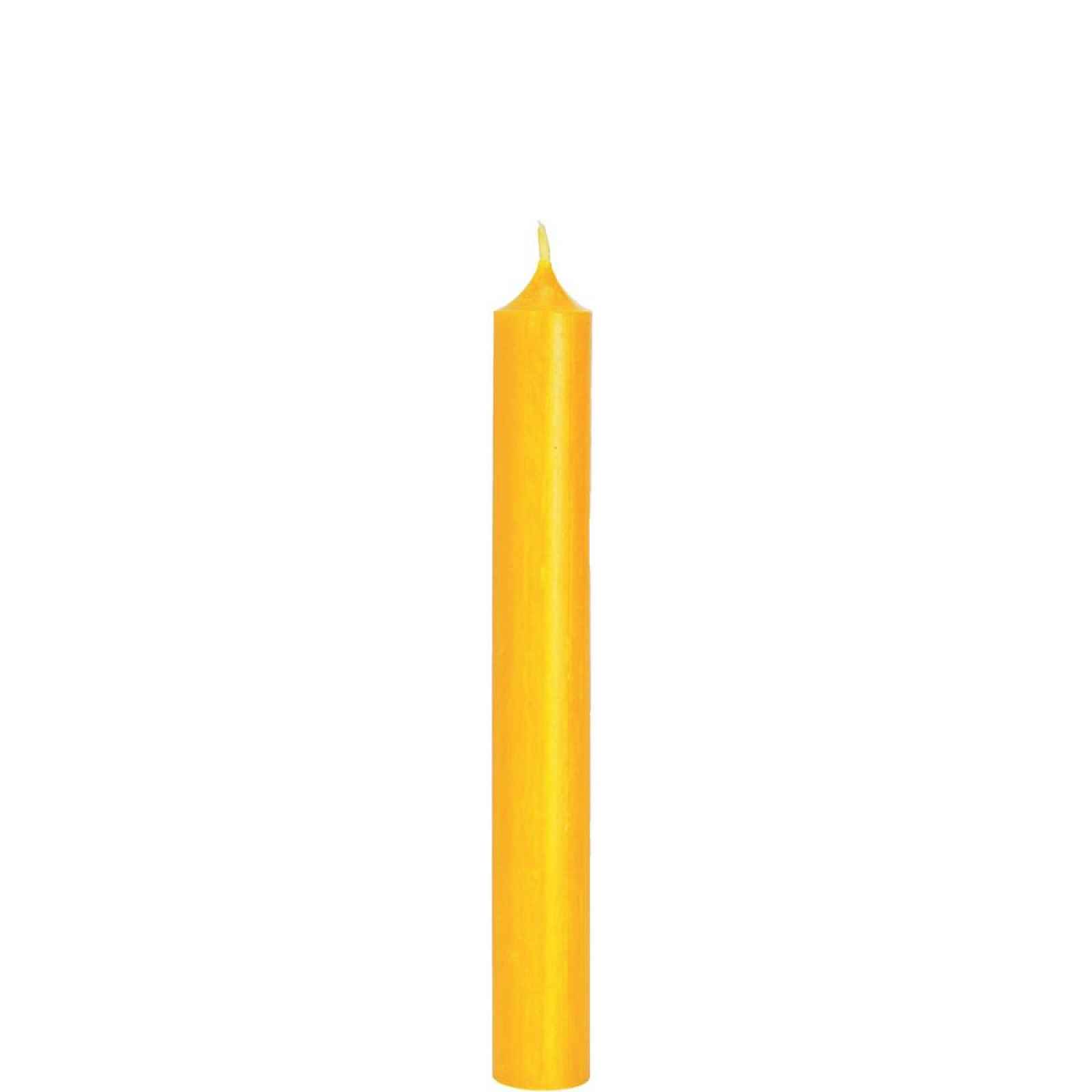 Butlers RAINBOW Dlouhé svíčky set 10 ks - žlutá