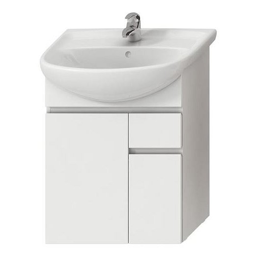 Koupelnová skříňka pod umyvadlo Jika Lyra plus 55x31,5x70 cm bílá H4531220383001