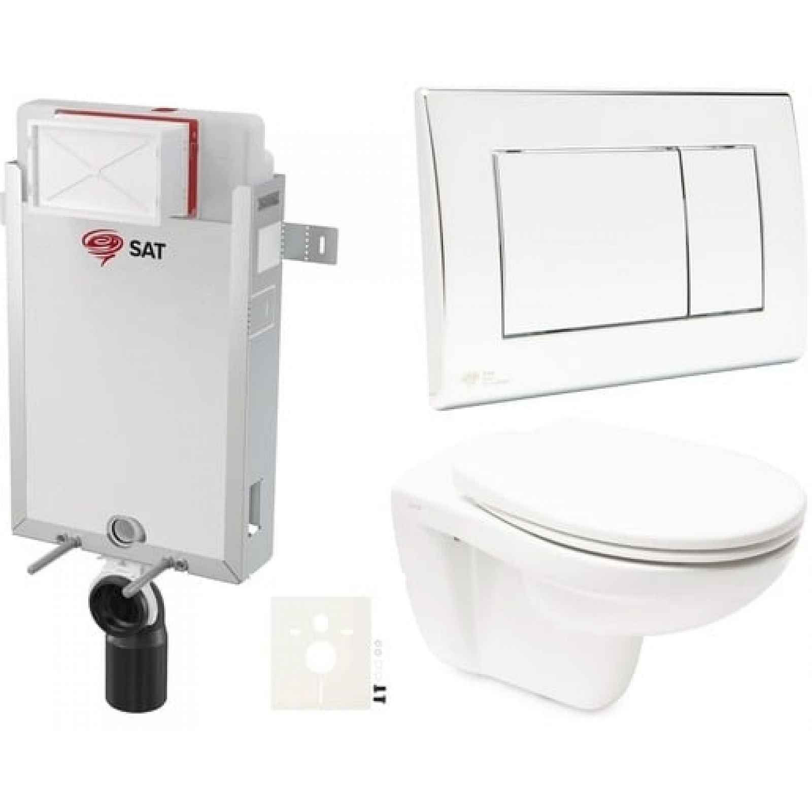 Závěsný wc set k zazdění Vitra Normus SIKOSZNORBO21