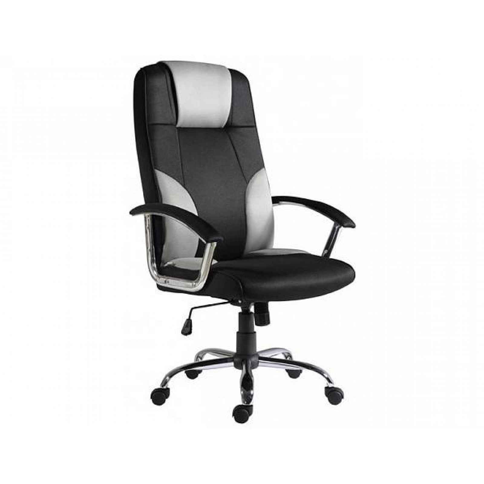 Kancelářská židle Miami šedo-černá, 66 cm