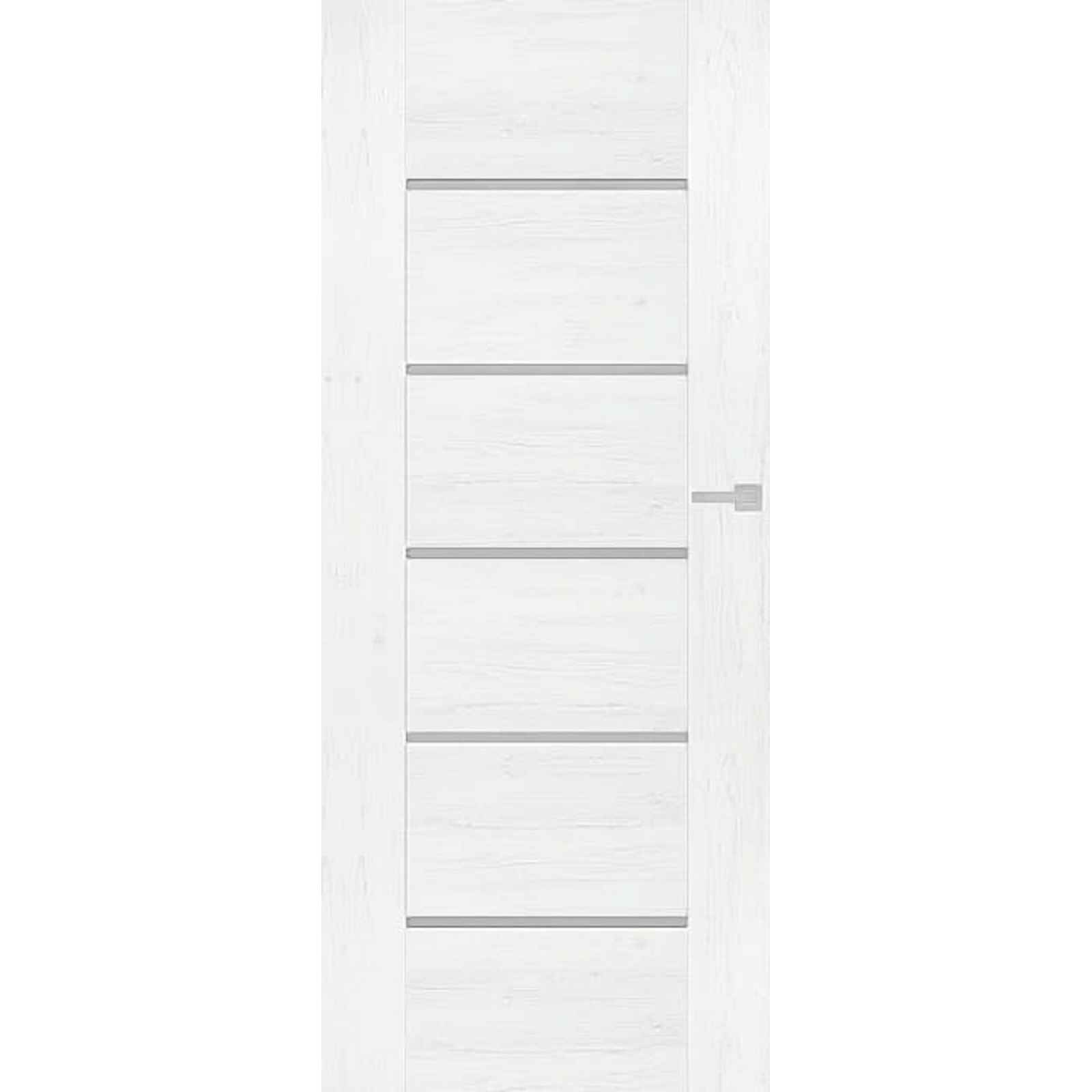 Interiérové dveře Naturel Aura pravé 80 cm borovice bílá AURABB80P