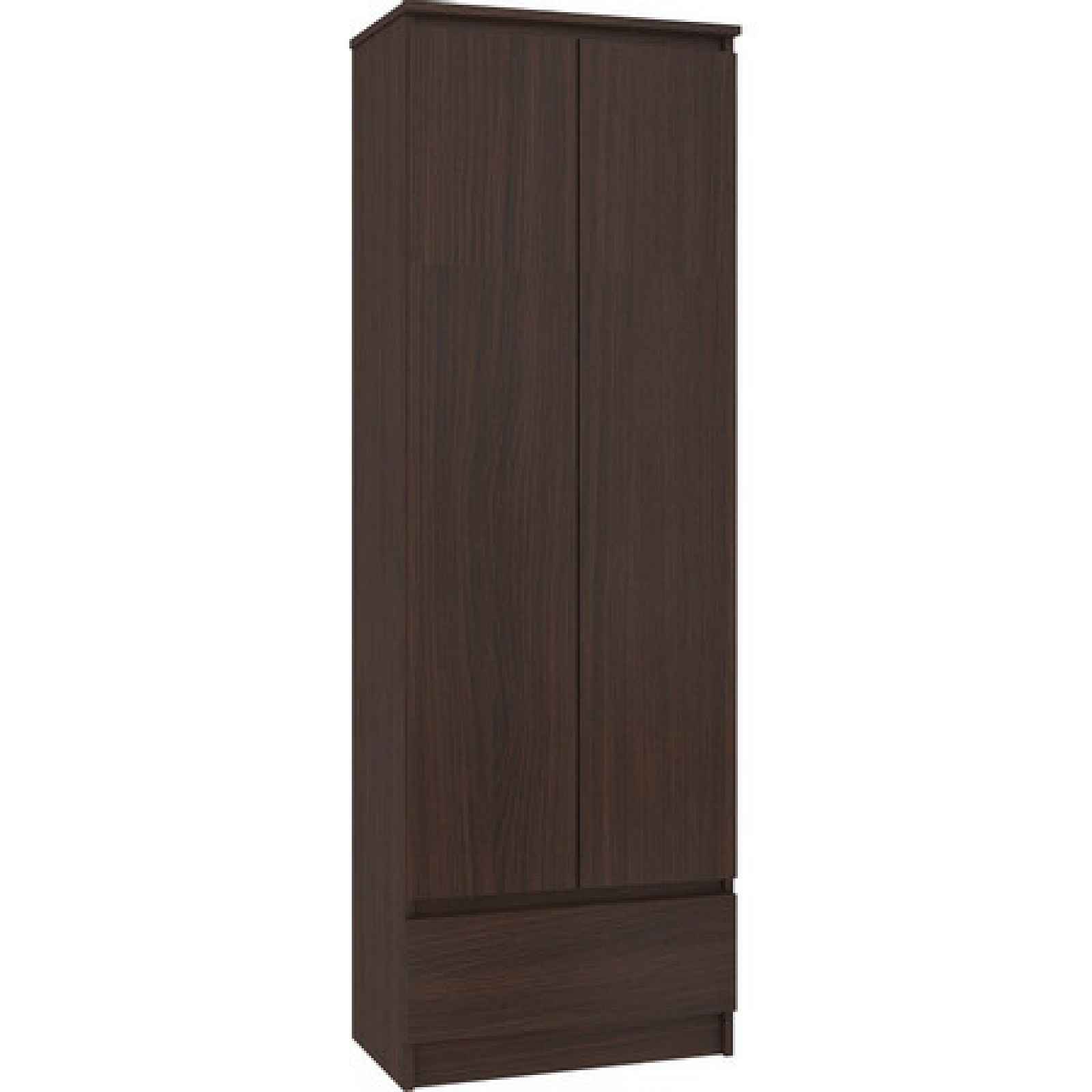 Kancelářské skříně R 60 cm 1 zásuvka 2 dvířka wenge