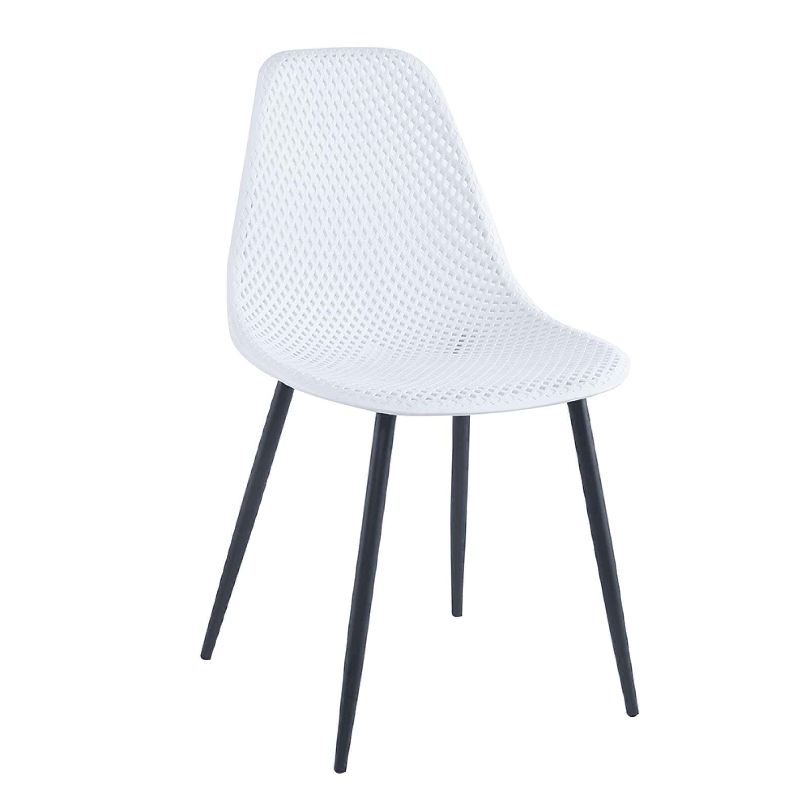 Jídelní židle TEGRA TYP 2 plast / kov Tempo Kondela Bílá