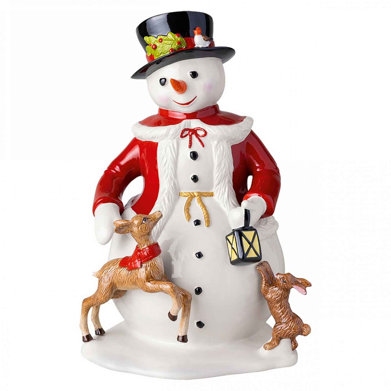 Villeroy & Boch Porcelánová vánoční dekorace Christmas Toys, Sněhulák, 36 cm 14-8602-6545