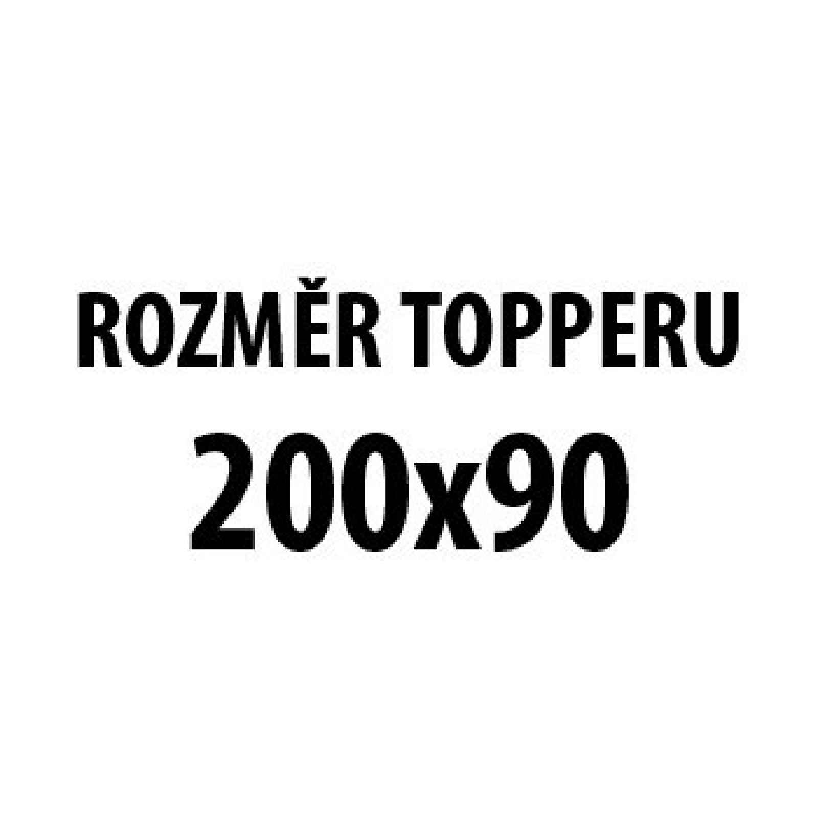 Jena HR - Topper 200x90, potah Kwatro