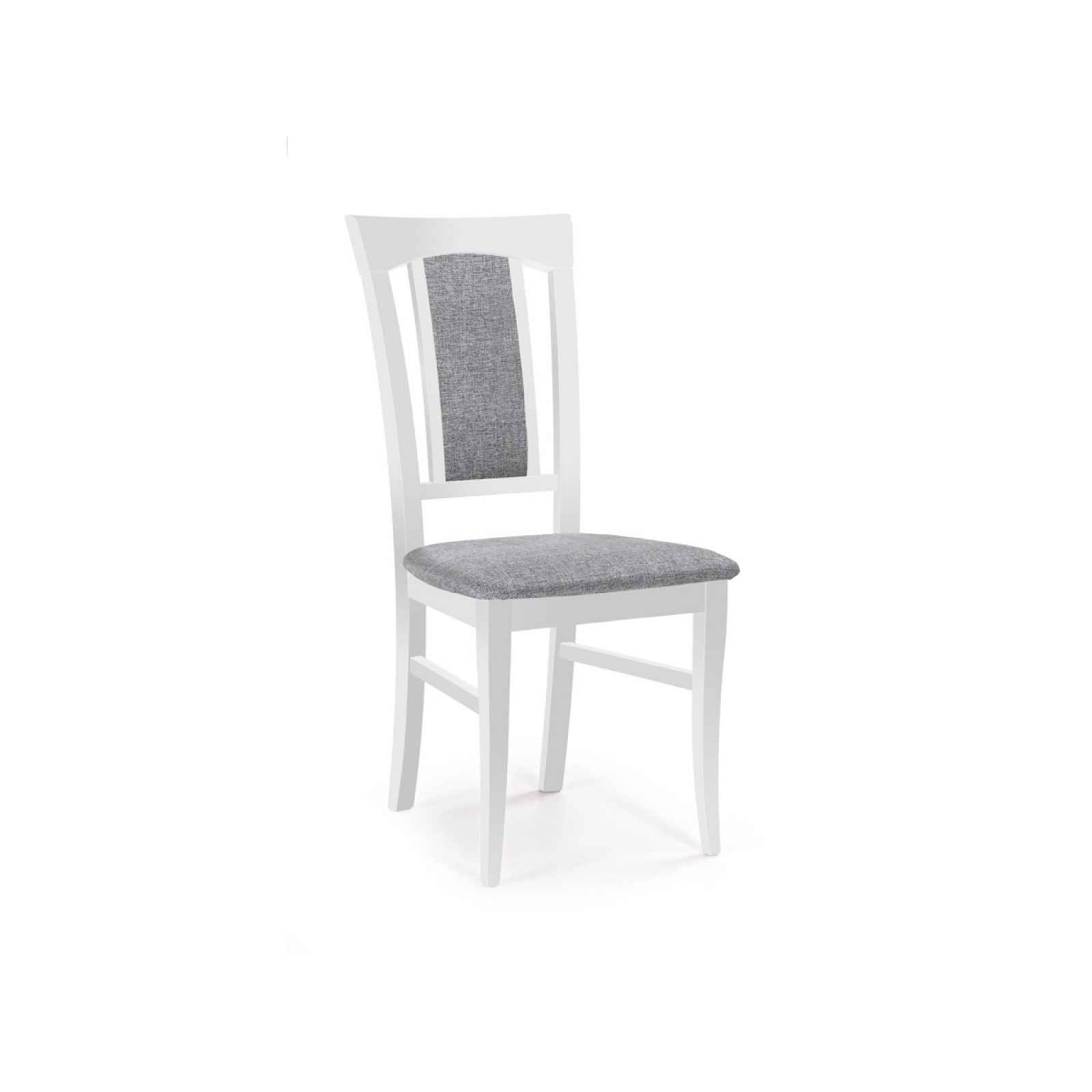 Jídelní židle KONRAD, světle šedá/bílá