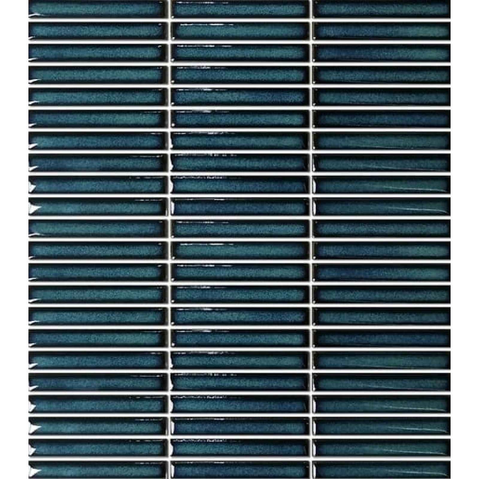 Keramická mozaika Premium Mosaic Kit Kat aqua blue 28x31 cm lesk MOSKK3AQBLL