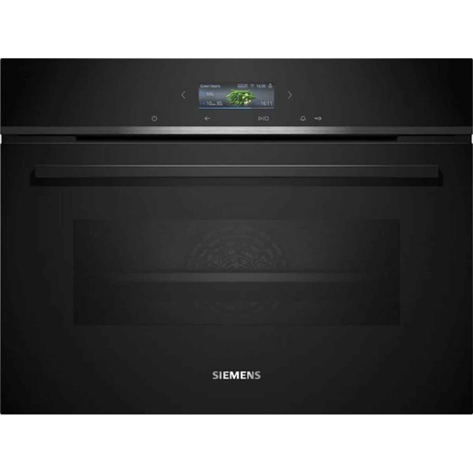 Kompaktní vestavná trouba Siemens 60 x 45 cm černá CB734G1B1
