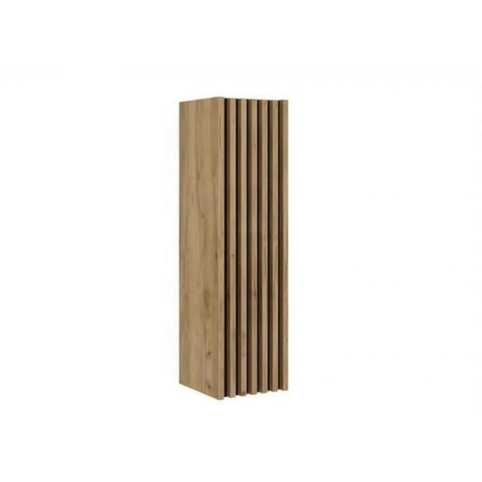 Koupelnová skříňka vysoká SAT Delano 34x125x36 cm dub mat DELANOV35DC