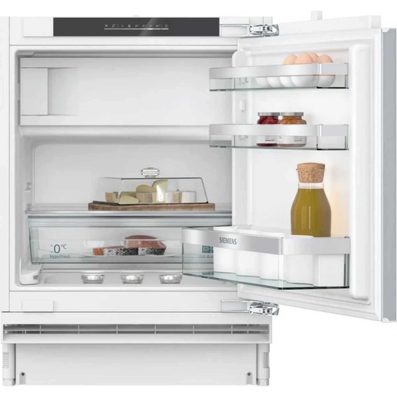 Podstavná lednice Siemens s mrazicí částí 82 x 59,8 cm ploché panty s jemným dovíráním KU22LADD0