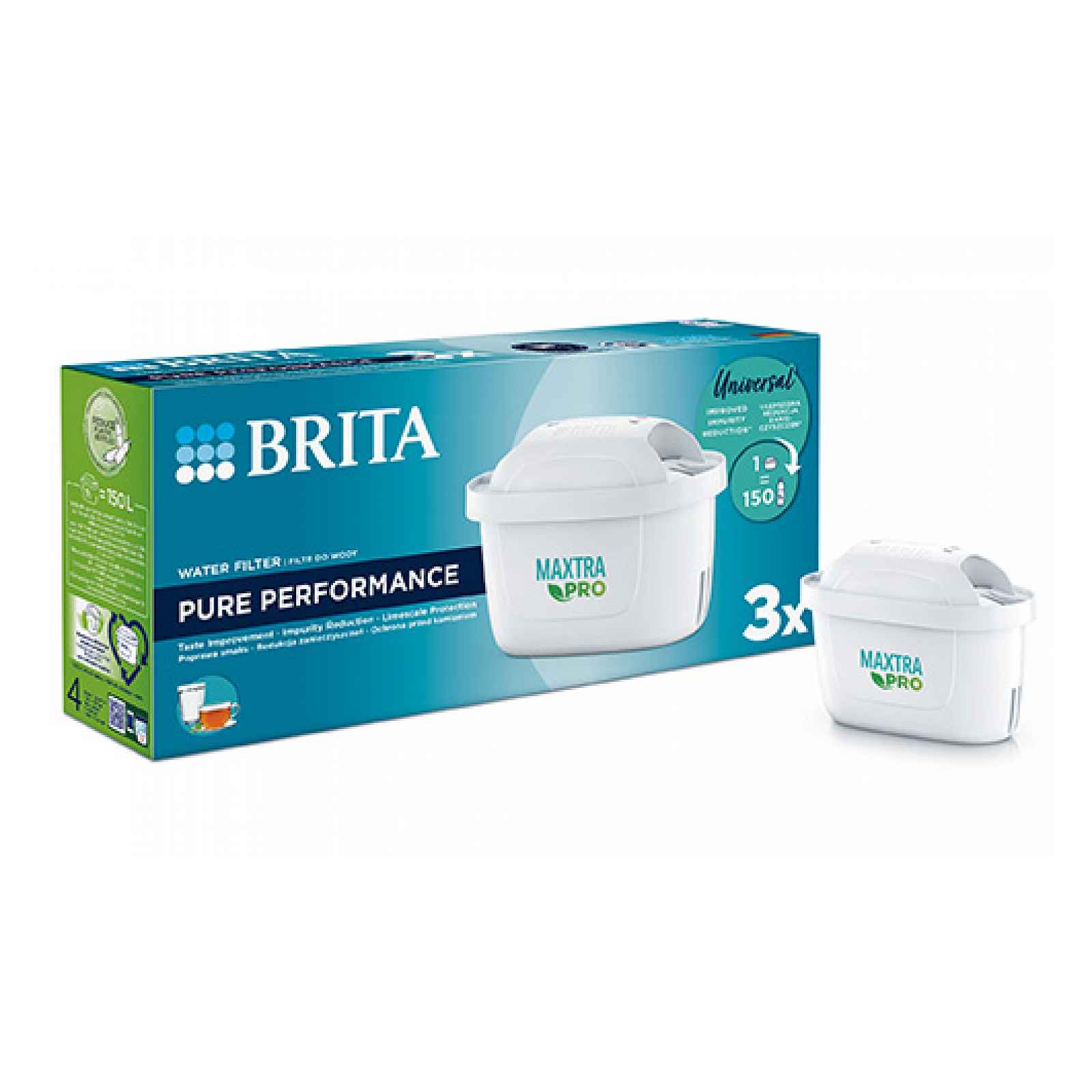 Brita Vodní filtr Maxtra Pro Pure Performance, 3 ks 1051755