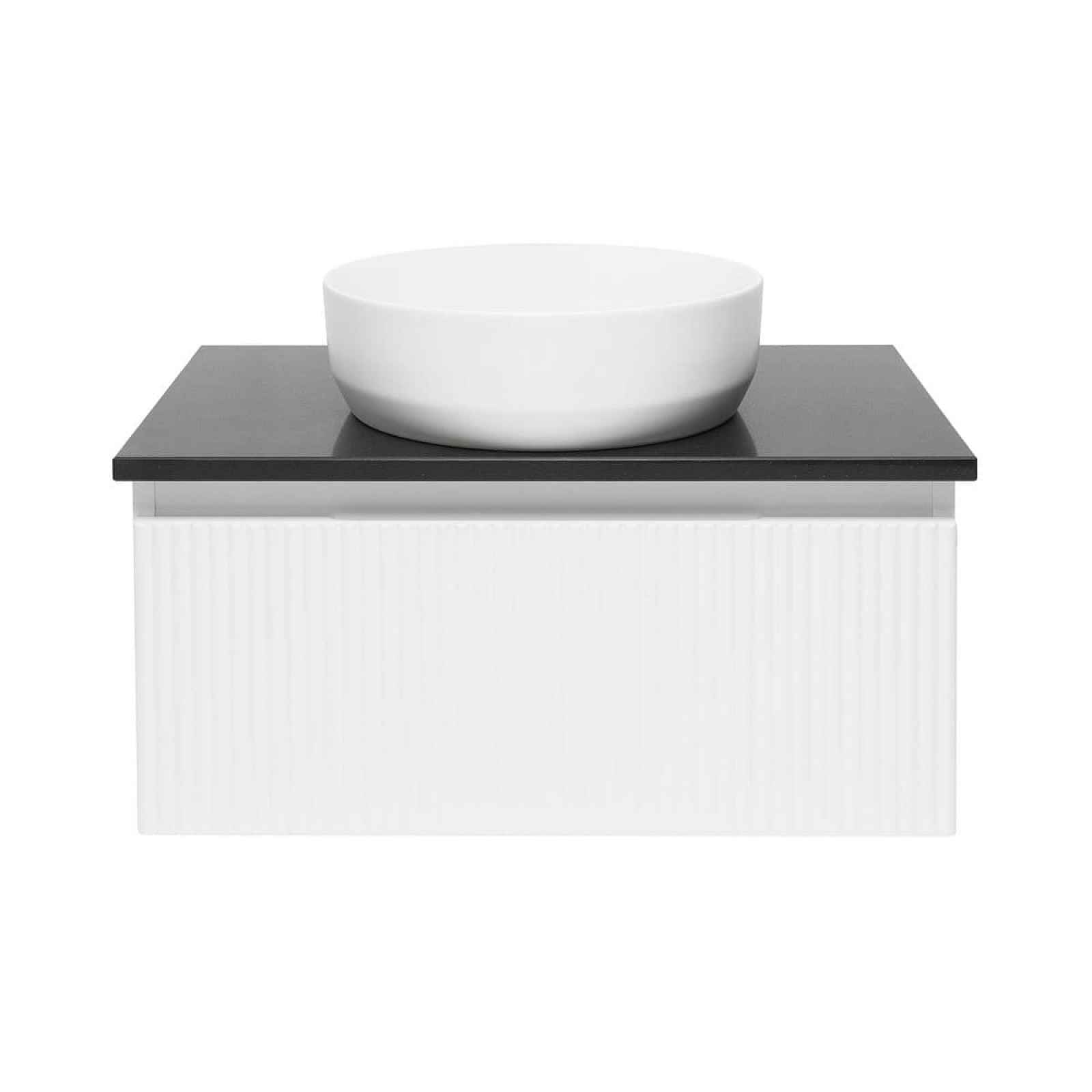 Koupelnová skříňka s deskou z umělého kamene SAT Evolution 78x30x44,8 cm bílá mat SATEVO80WMTK