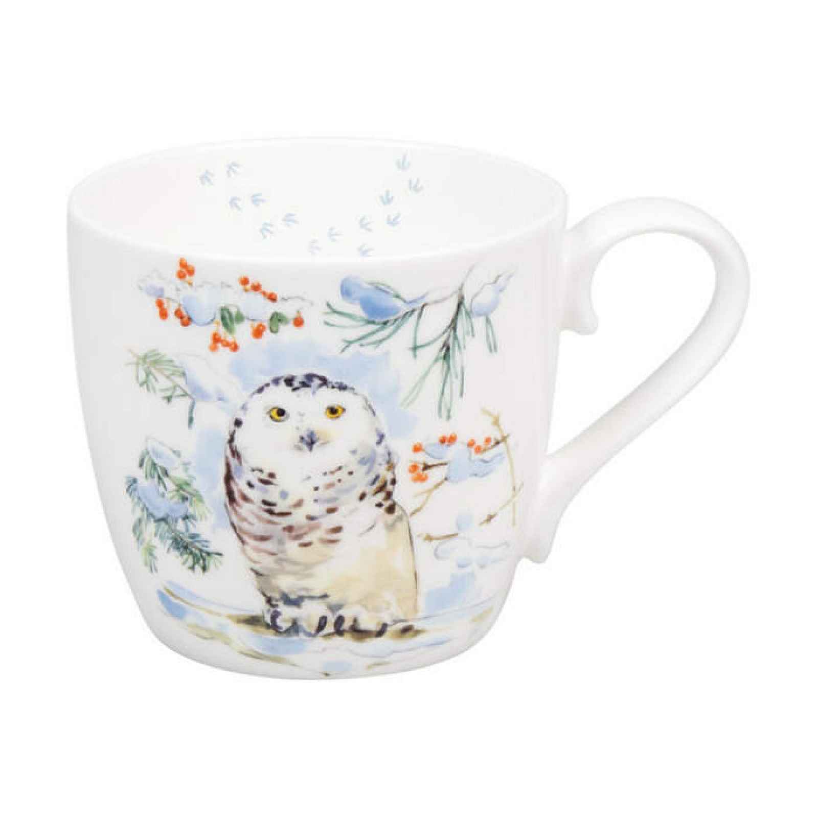 Hrnek porcelánový WINTER OWL 450ml