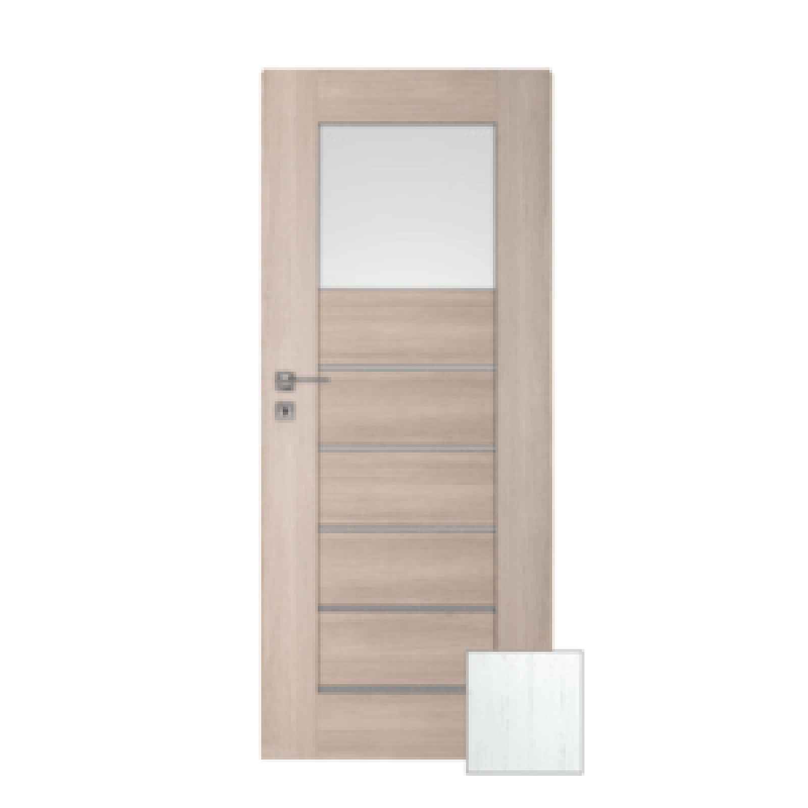 Interiérové dveře Naturel Perma levé 70 cm borovice bílá PERMA1BB70L