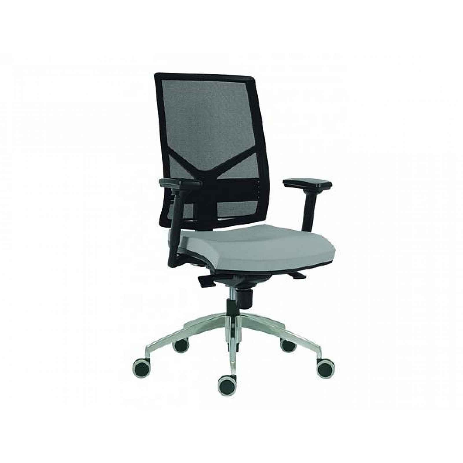 Kancelářská židle šedá, 49 cm