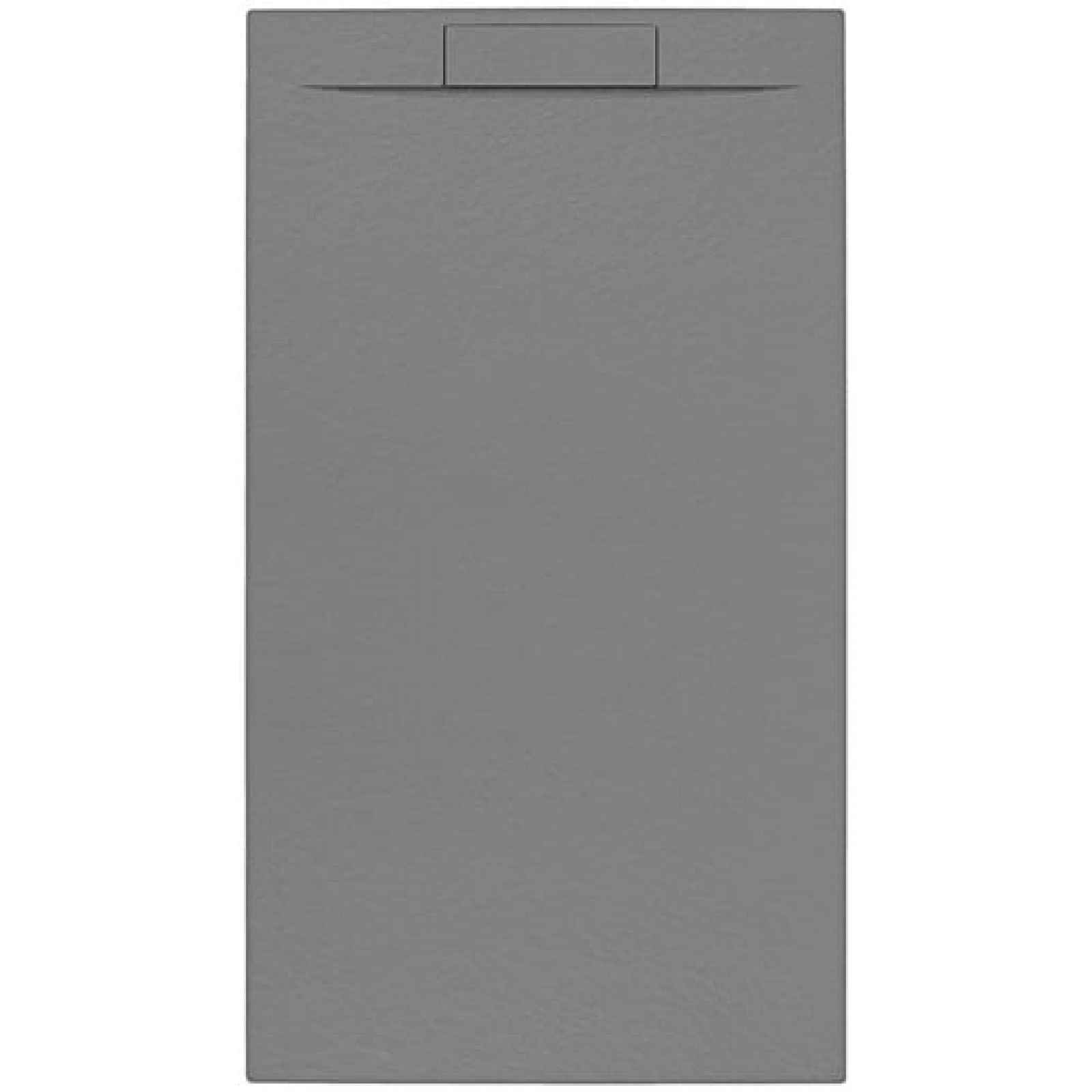 Sprchová vanička obdélníková SAT Fusion 140x90 cm litý mramor Gris SATFU14090GR