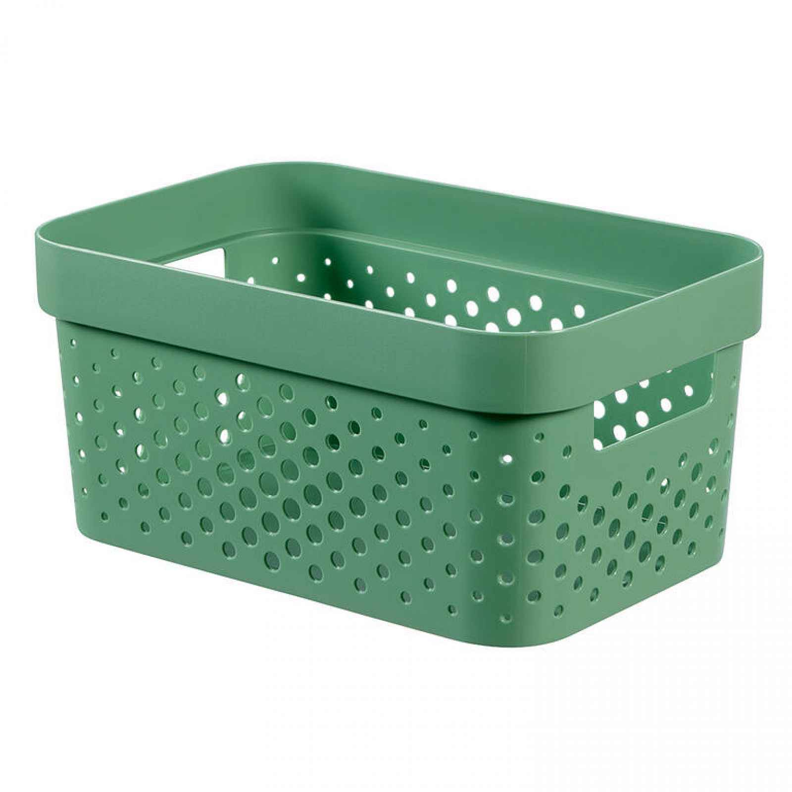 Úložný box INFINITY recyklovaný plast zelený 4,5 l
