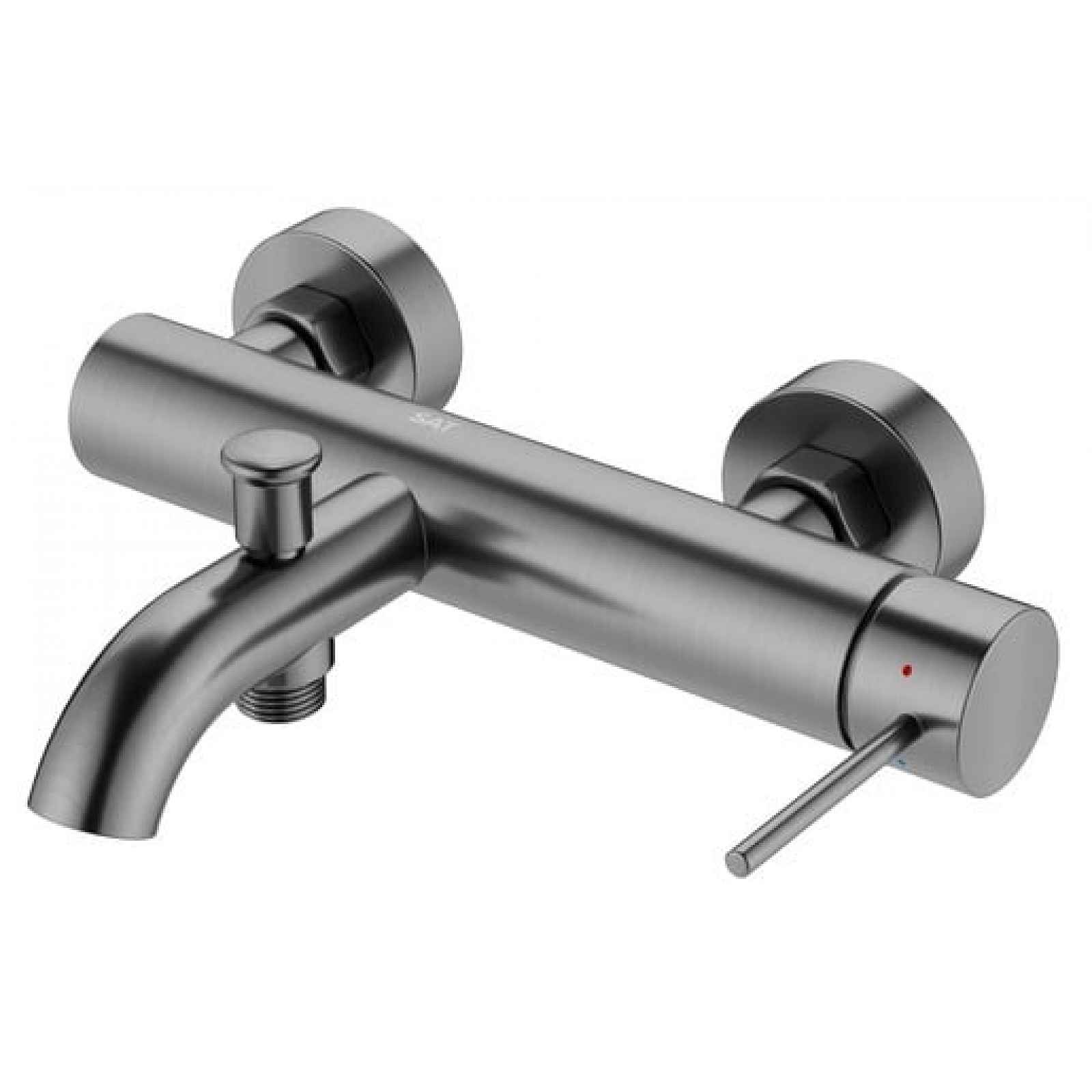 Vanová baterie SAT Aurum bez sprchového setu 150 mm broušený gun metal SATBAUR222BGM