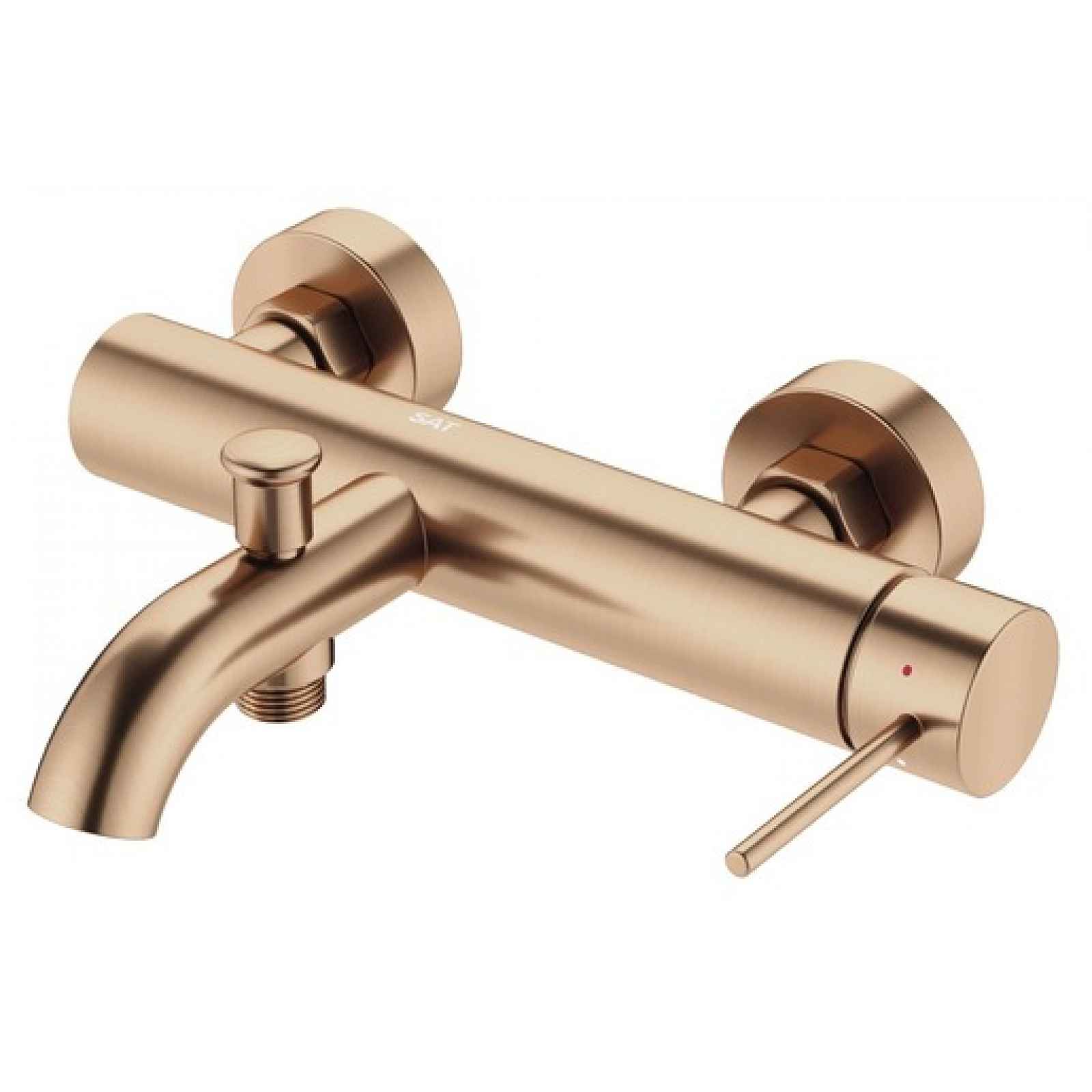 Vanová baterie SAT Aurum bez sprchového setu 150 mm broušená rose gold SATBAUR222BRG