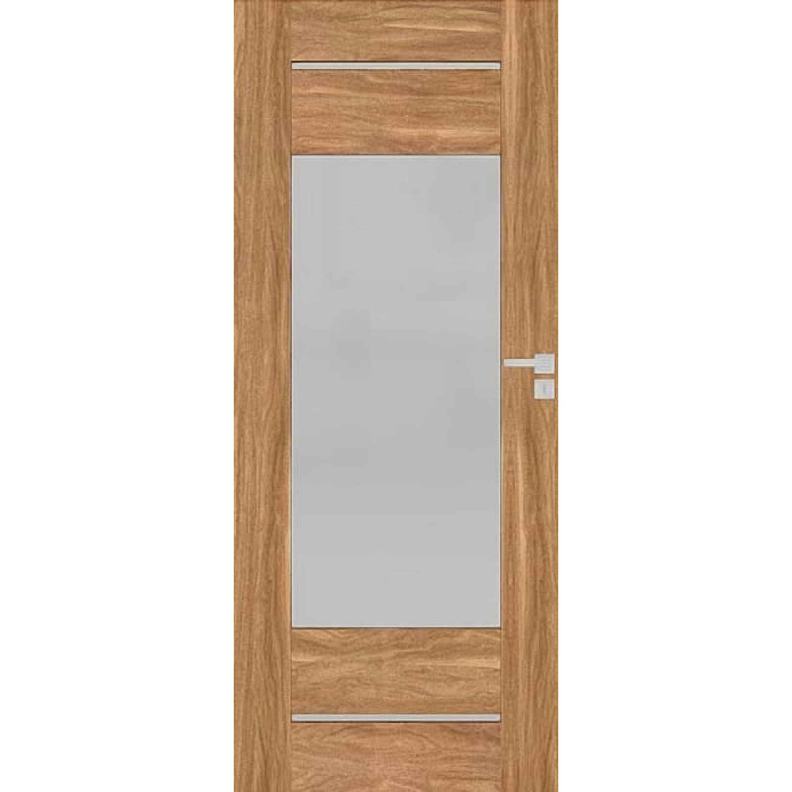 Interiérové dveře Naturel Perma pravé 90 cm ořech karamelový PERMA3OK90P