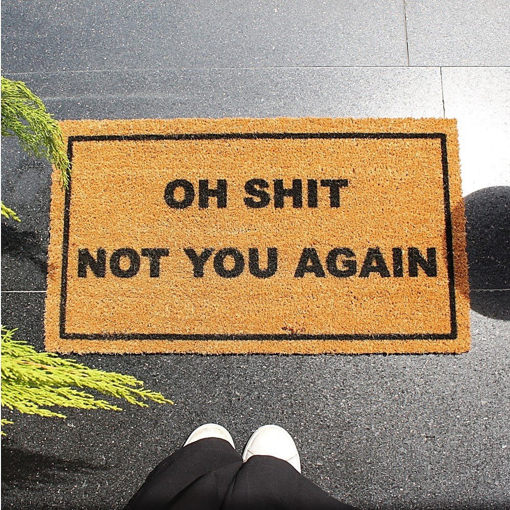 Rohožka Doormat Oh Shit, 70 x 40 cm