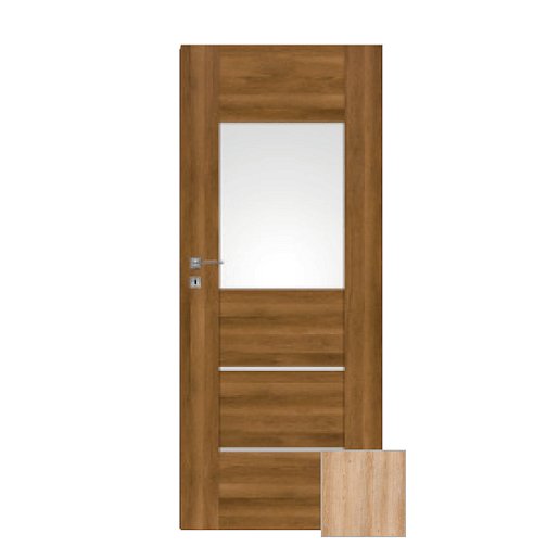 Interiérové dveře Naturel Aura levé 60 cm jilm AURA2J60L