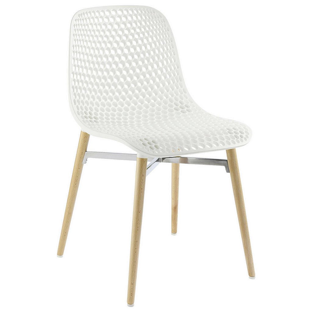 Abc Židle, Bílá, Barvy Buku - Jídelní židle - 000932000305
