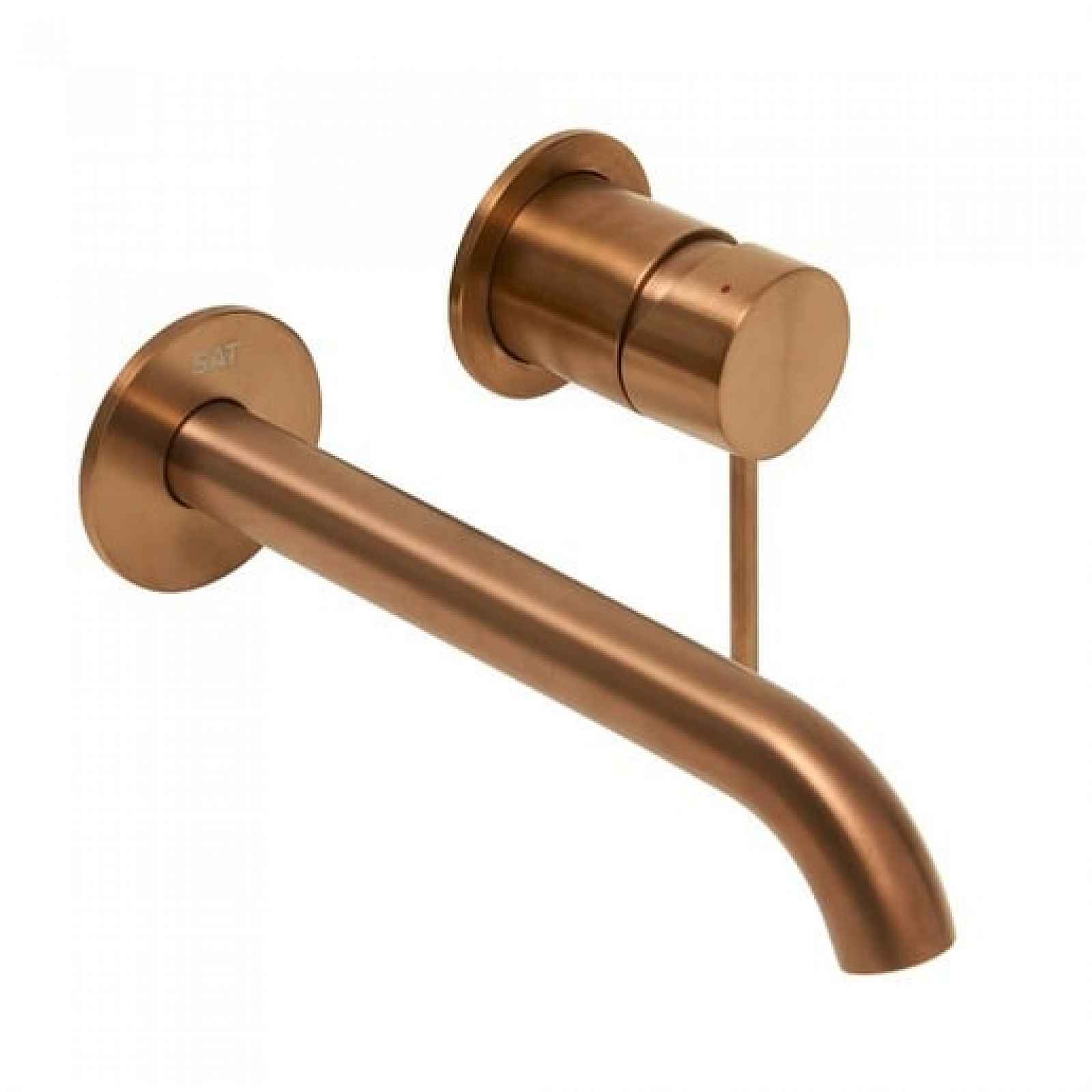 Umyvadlová baterie SAT Aurum včetně podomítkového tělesa broušená rose gold SATBAUR101BRG