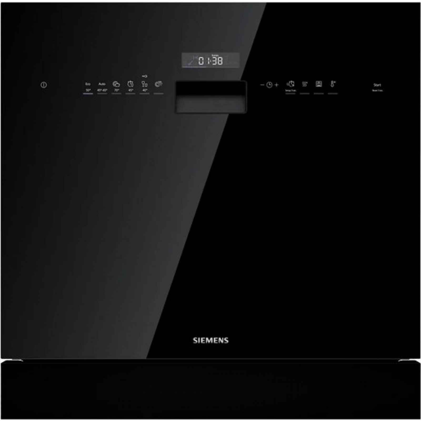 Vestavná kompaktní myčka nádobí Siemens 60 cm černá SC05IB00TE
