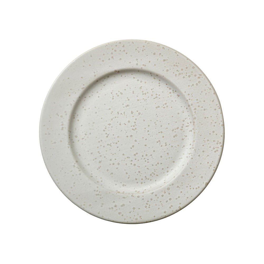 Krémový kameninový mělký talíř Bitz Basics Matte Cream, ⌀ 27 cm
